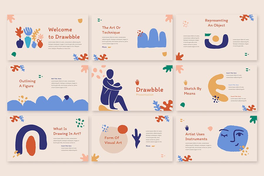 手绘涂鸦风格儿童主题keynote模板 - 顶尖PPT