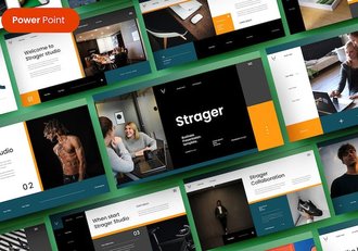 欧美高端商务风格PPT模板 - 顶尖PPT