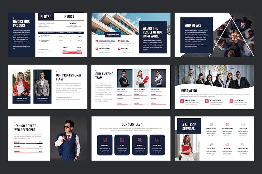 图表项目建议书-keynote模板 - 顶尖PPT