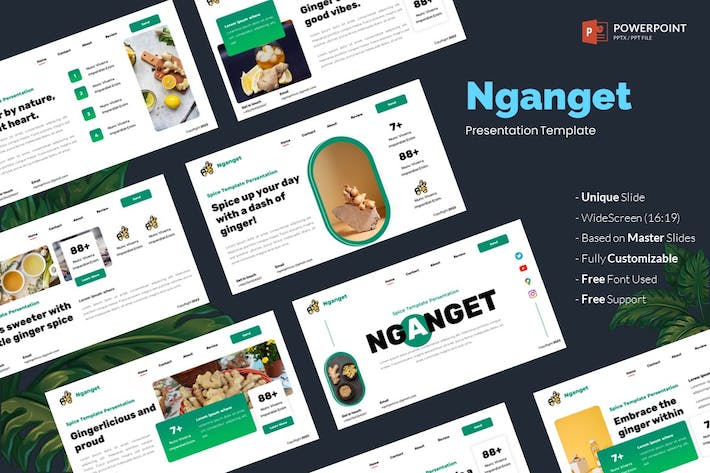 香料食品产品推介宣传营销展示方案PPT模板 - 顶尖PPT