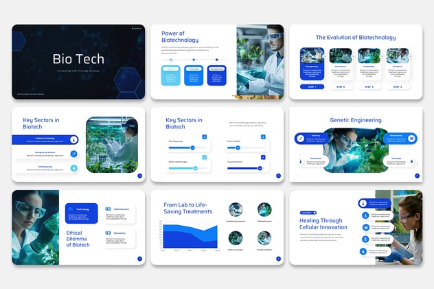 商务结束医药领域PPT模板 - 顶尖PPT