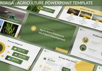 农业信息系统PPT模板 - 顶尖PPT