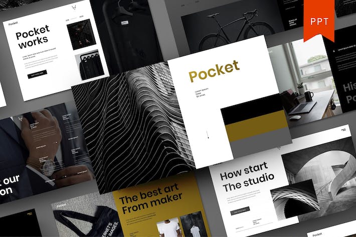 商业公司精英介绍PPT模板模板 - 顶尖PPT