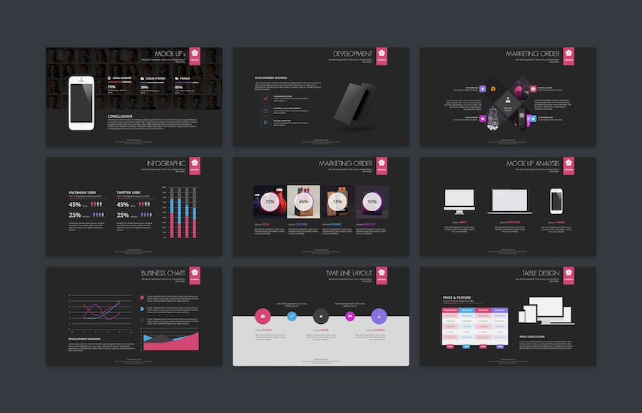 创意商业合作年计划总结汇报通用keynote模板 - 顶尖PPT
