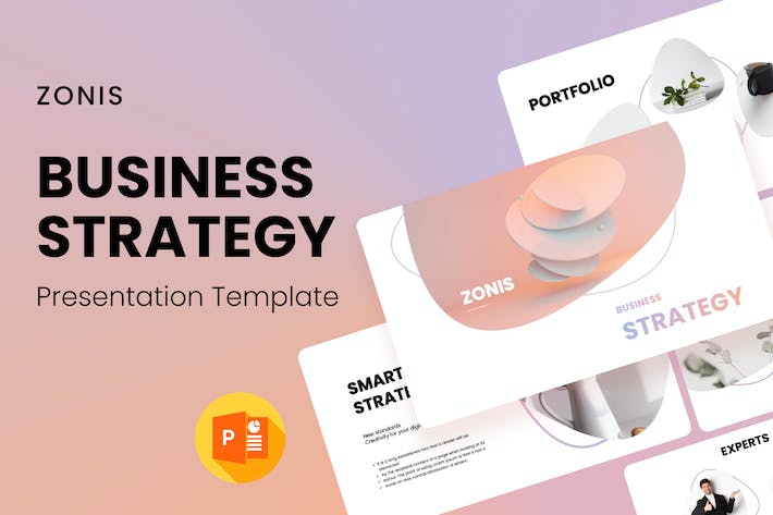 欧美企业战略规划质感PPT模板 - 顶尖PPT