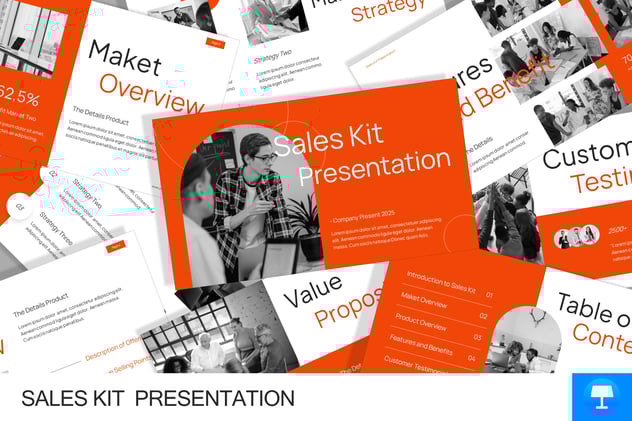 销售工具包营销推广方案Keynote模板 - 顶尖PPT