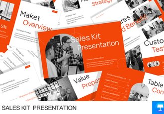 销售工具包营销推广方案Keynote模板 - 顶尖PPT