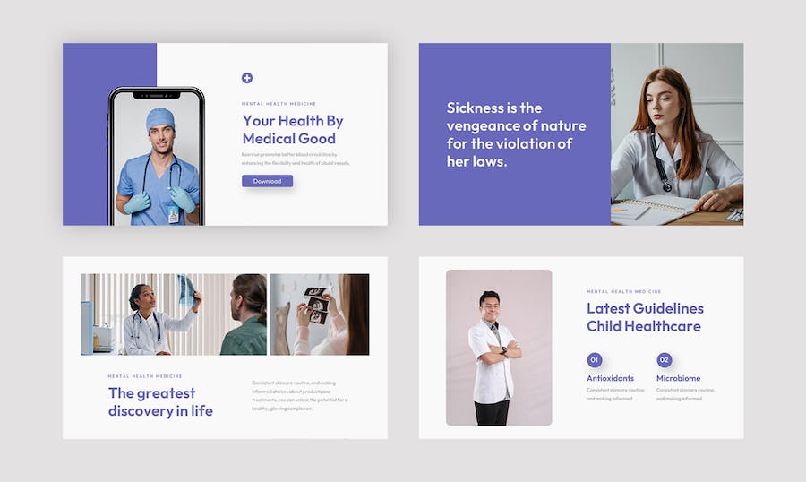 医疗医学研究新冠肺炎检查健康医疗行业PPT模板 - 顶尖PPT