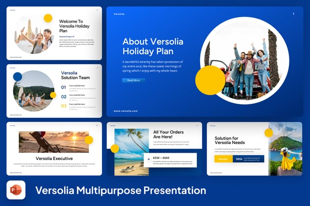 旅游度假行业数据分析PPT模板 - 顶尖PPT