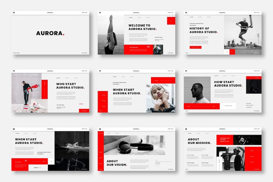 商务企业品牌宣传方案Keynote模板 - 顶尖PPT