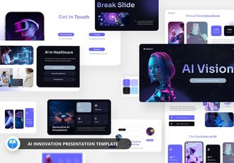 人工智能技术创新keynote模板 - 顶尖PPT