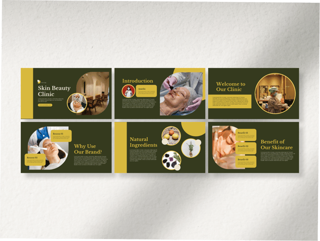 皮肤美容诊所PPT模板 - 顶尖PPT