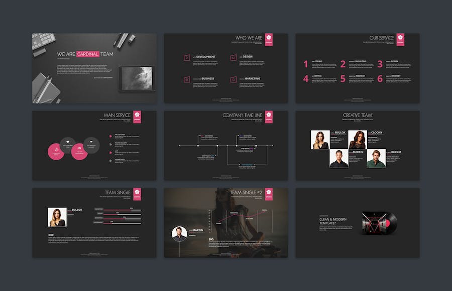 创意商业合作年计划总结汇报通用keynote模板 - 顶尖PPT