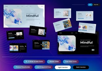 现代简约风格商务创意设计Keynote模板 - 顶尖PPT