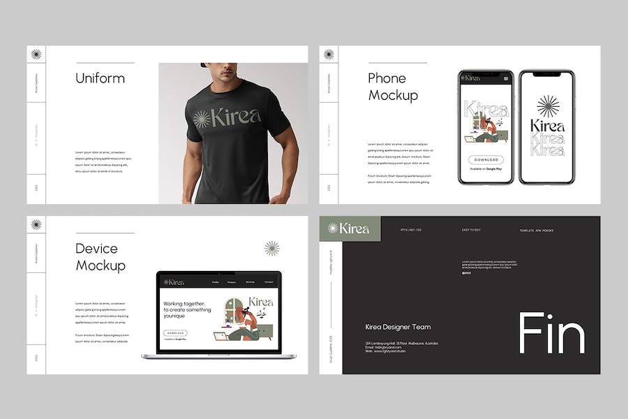 企业品牌视觉识别系统设计指南PPT模板 - 顶尖PPT