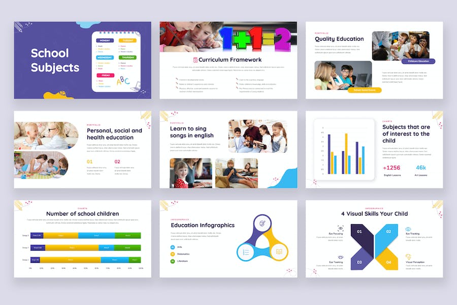 幼儿园日托中心介绍展示keynote模板 - 顶尖PPT