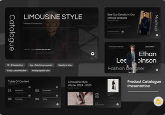 产品目录模特写真PPT模板 - 顶尖PPT