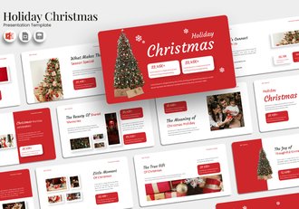 圣诞节假期活动推广宣传PPT模板 - 顶尖PPT