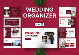 婚礼组织者婚礼keynote模板 - 顶尖PPT