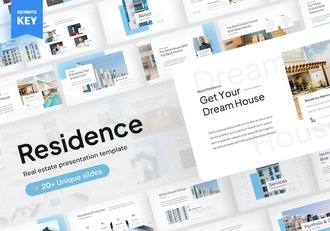 住宅房地产项目展示Keynote模板 - 顶尖PPT