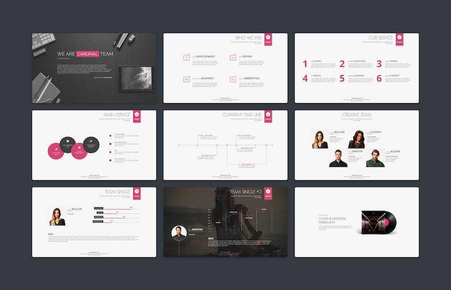 创意商业合作年计划总结汇报通用keynote模板 - 顶尖PPT