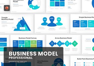 商业模式分析方案运营策略PPT模板 - 顶尖PPT