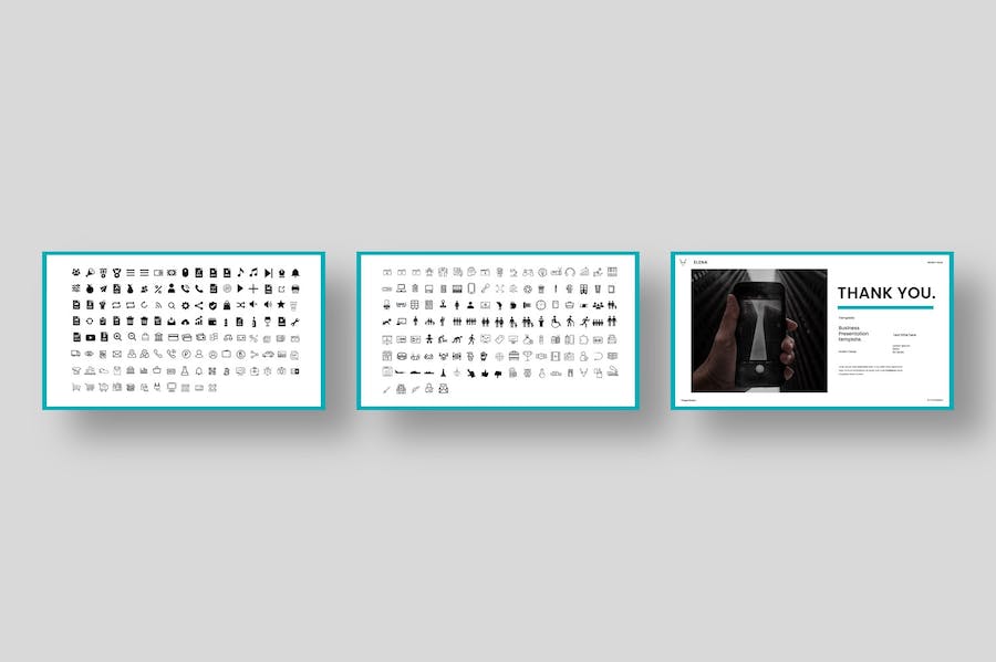 简约大气国外商务商业团队介绍图片展示PPT模板 - 顶尖PPT