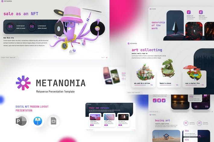 元宇宙技术创新应用Keynote模板 - 顶尖PPT