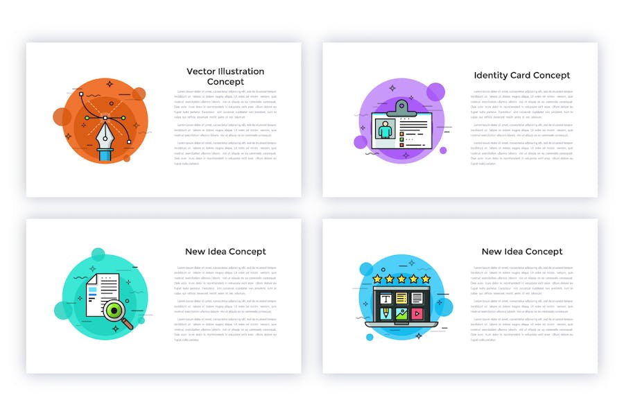 创意动画概念设计展示PPT模板 - 顶尖PPT