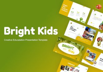 聪明的孩子创意教育PPT模板 - 顶尖PPT