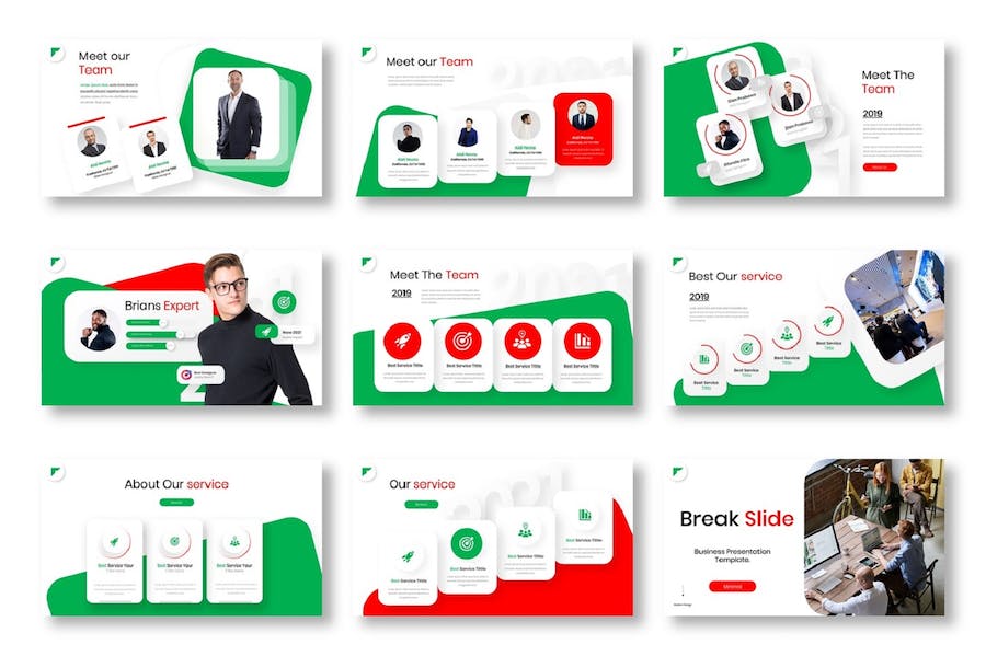 企业展示项目合作商务PPT模板 - 顶尖PPT