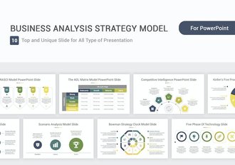 专业业务分析战略模型PPT模板 - 顶尖PPT