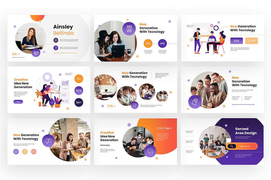 国外商务商业企业介绍项目合作PPT模板 - 顶尖PPT