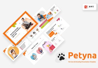 宠物护理繁育PPT模板 - 顶尖PPT