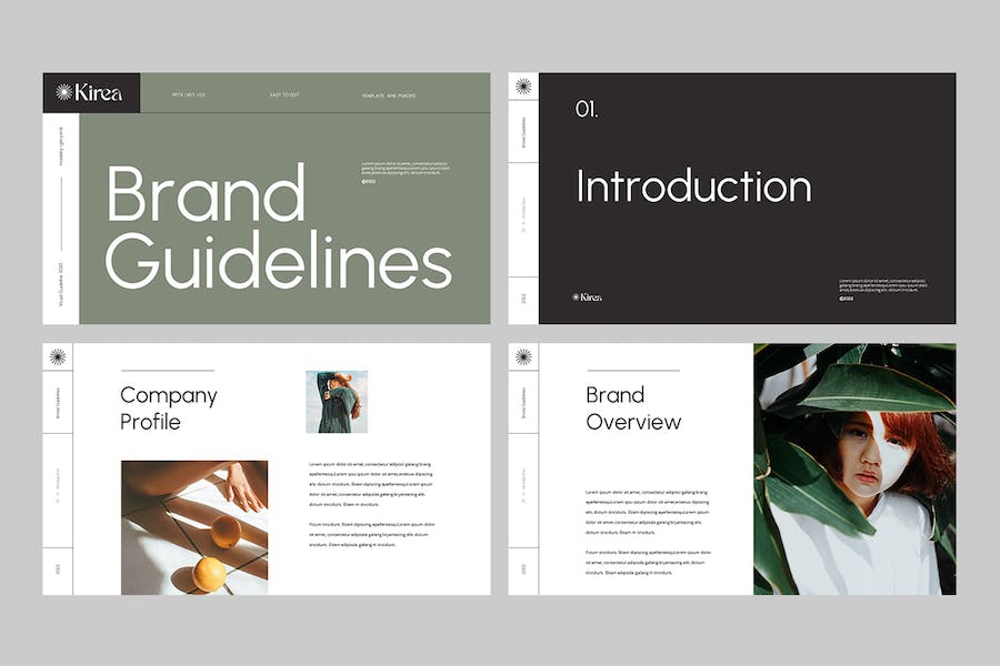 企业品牌视觉识别系统设计指南PPT模板 - 顶尖PPT