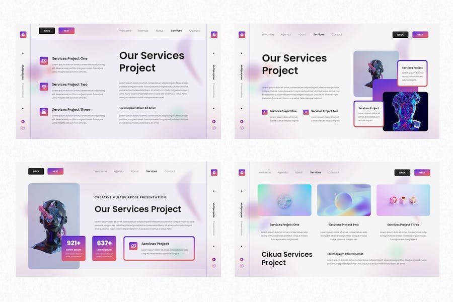 创意多用途综合方案Keynote模板 - 顶尖PPT