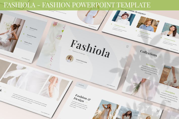 清新时尚摄影图片展示产品营销推广多用途PPT模板 - 顶尖PPT