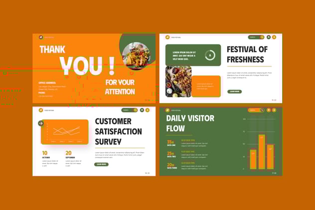 餐饮活动推广美食节策划宣传PPT模板 - 顶尖PPT