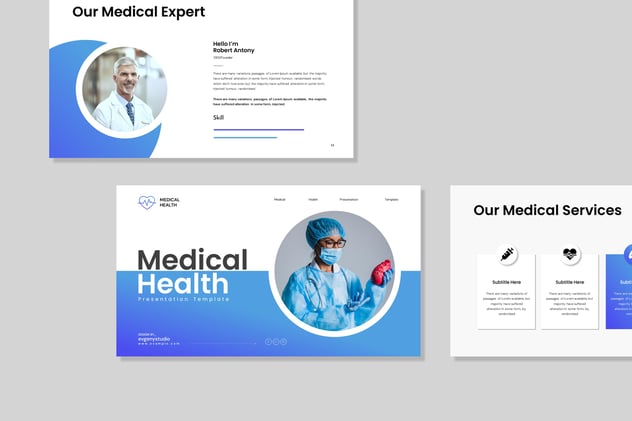 医学研究报告医疗机构介绍项目汇报keynote模板 - 顶尖PPT