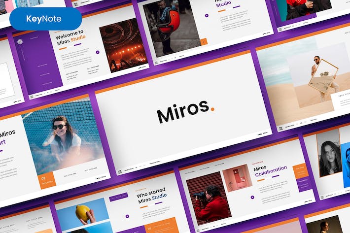 高端商务风格主题演讲展示Keynote模板 - 顶尖PPT