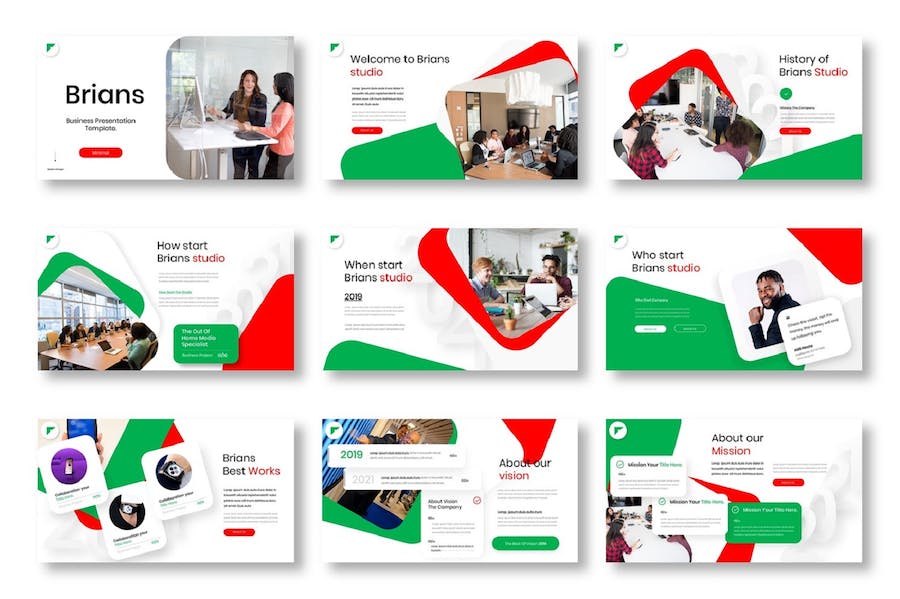 企业展示项目合作商务PPT模板 - 顶尖PPT