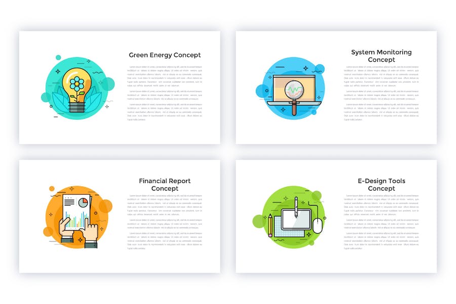 创意动画概念设计展示PPT模板 - 顶尖PPT