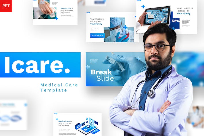 医学医疗研究临床治疗药物开发国外PPT模板 - 顶尖PPT