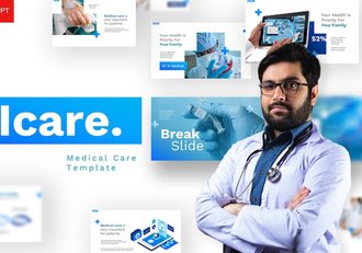 医学医疗研究临床治疗药物开发国外PPT模板 - 顶尖PPT