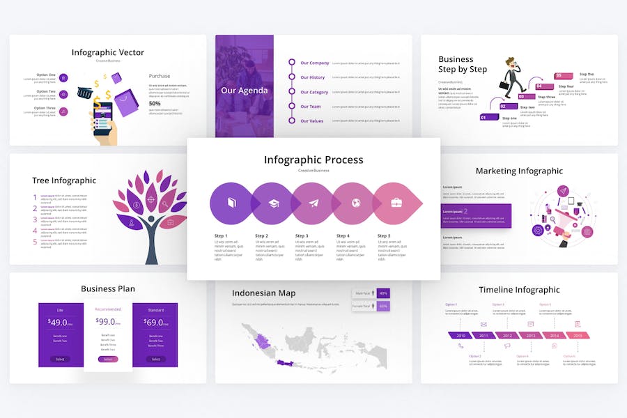 商务风格企业会议项目汇报keynote模板 - 顶尖PPT