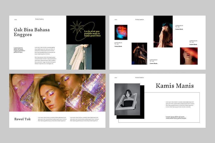 展览策划说明作品展示keynote模板 - 顶尖PPT