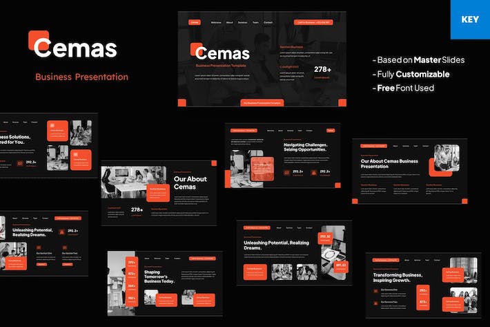 商务企业合作方案展示Keynote模板 - 顶尖PPT