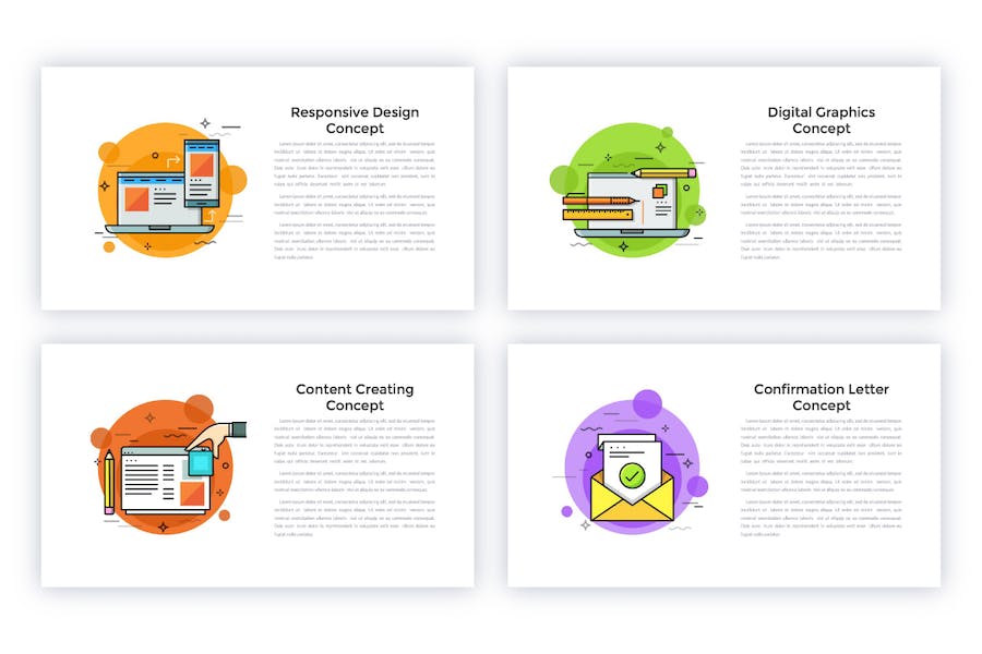 创意动画概念设计展示PPT模板 - 顶尖PPT