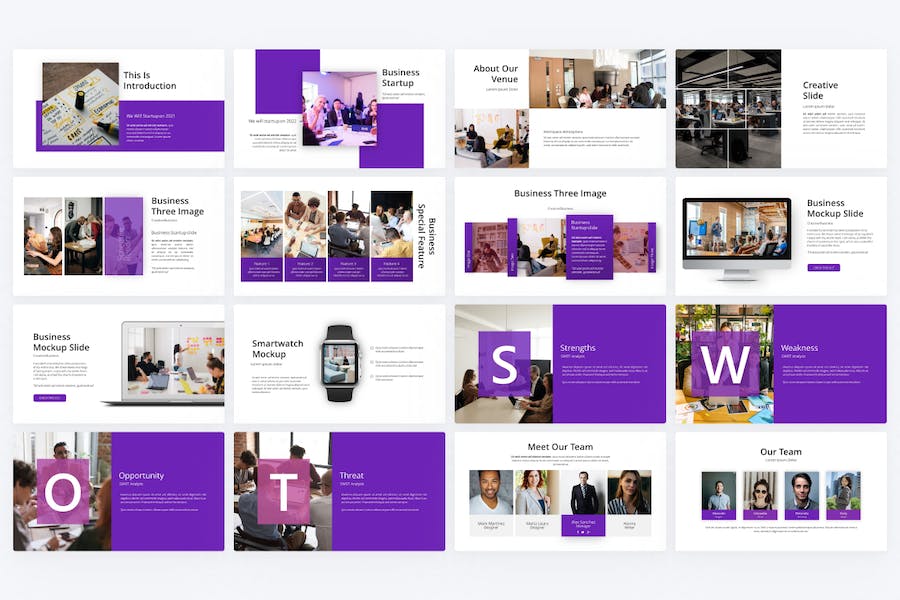 商务风格企业会议项目汇报keynote模板 - 顶尖PPT