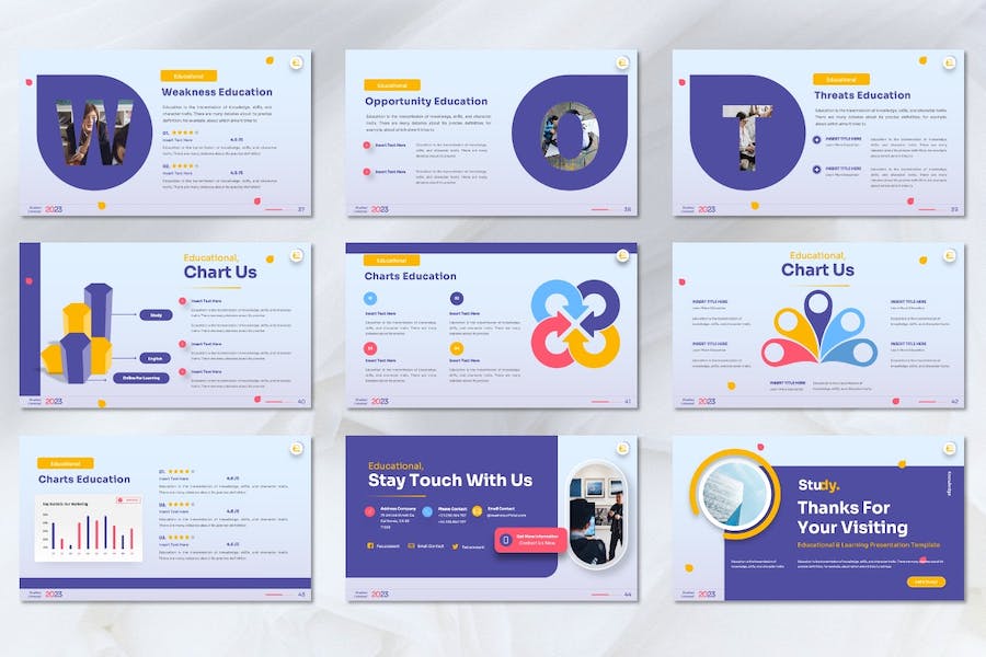 教育培训大学招生宣传PPT模板 - 顶尖PPT